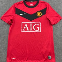 Manchester United 2009 2010 Home Mens Football Jersey Small Shirt Camiseta Nike