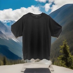 Nice BCG Black Polyester Short Sleeve Shirt Size L Men’s Medium