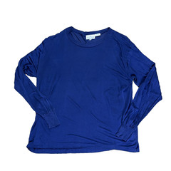 Wintersilks Silk Top Base Layer Blue Sheer Mens 2XL