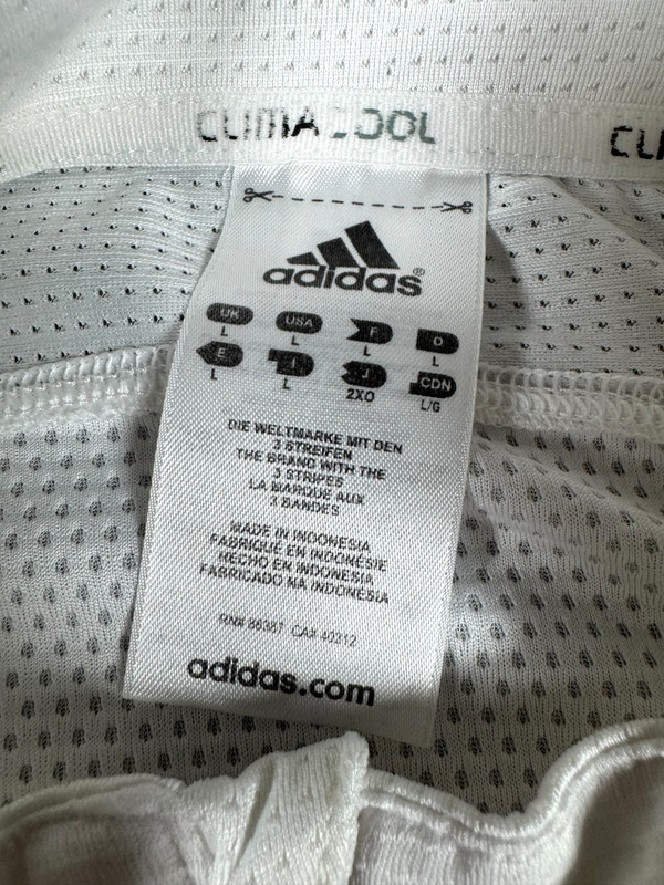 Adidas ClimaCool 1/4 Zip Pullover White Black Men Size L Style P45921 gallery