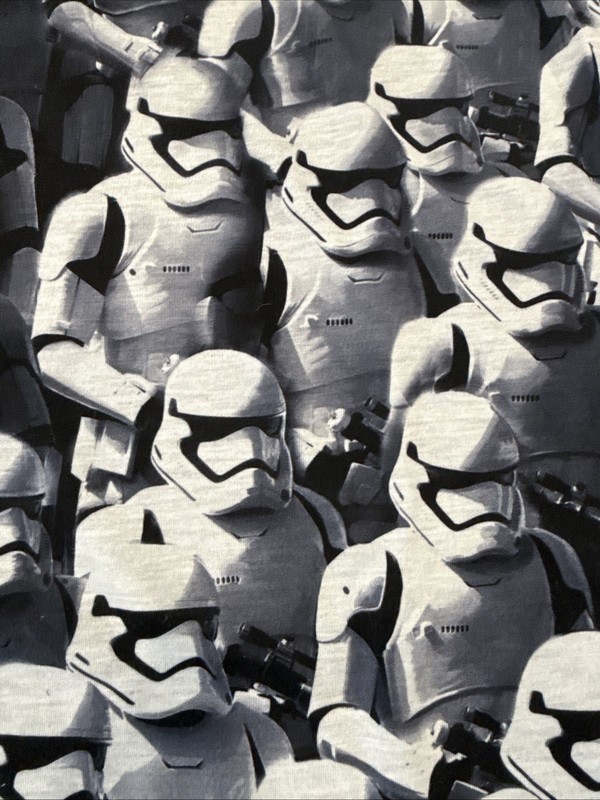 2015 Star Wars Performance Tee Stormtroopers Long Sleeve T-Shirt Size Medium gallery