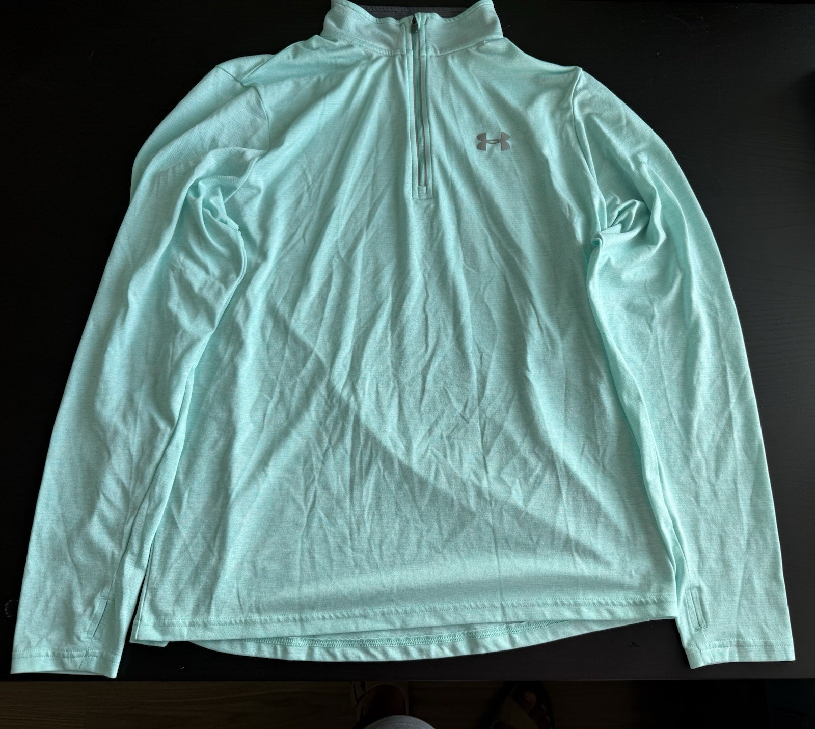 Under Armour Mens NWOT Blue Threadborne 1/4 Zip Pullover Lightweight Size XL gallery