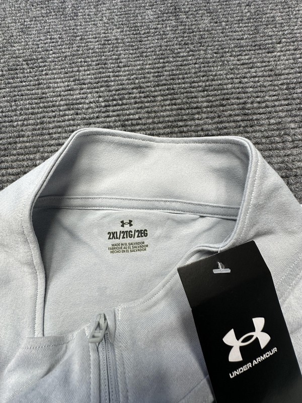 Under Armour Pullover Mens 2XL Gray CoolSwitch 1/4 Zip Football Shirt Top gallery