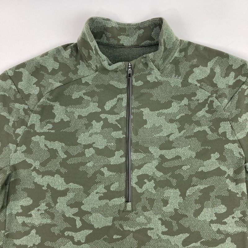 Lululemon Surge Warm Half Zip Pullover Mens XL Camo Long Sleeve Athletic gallery