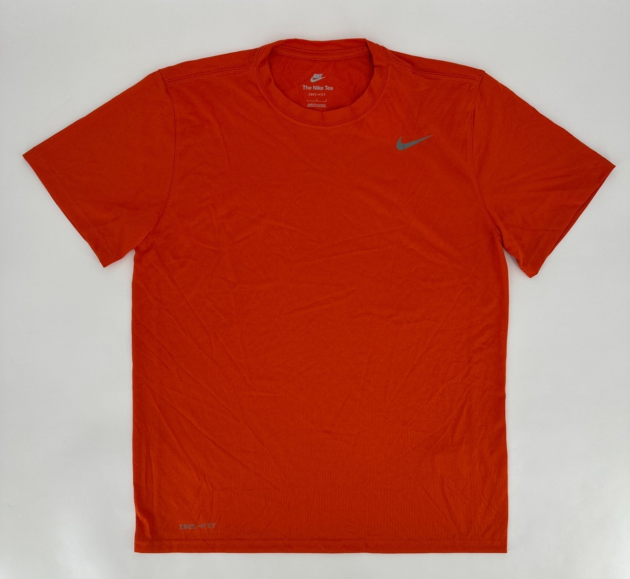 Nike T-Shirt Mens Large Orange Legend Poly Dri-Fit Short Sleeve Retro 727982-888 gallery