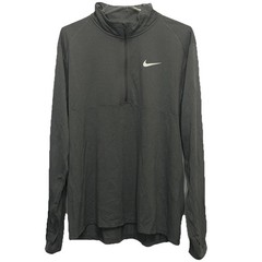 Nike Long Sleeve 1/4 Zip Pullover Running Performance Grey Shirt Top Men XL New