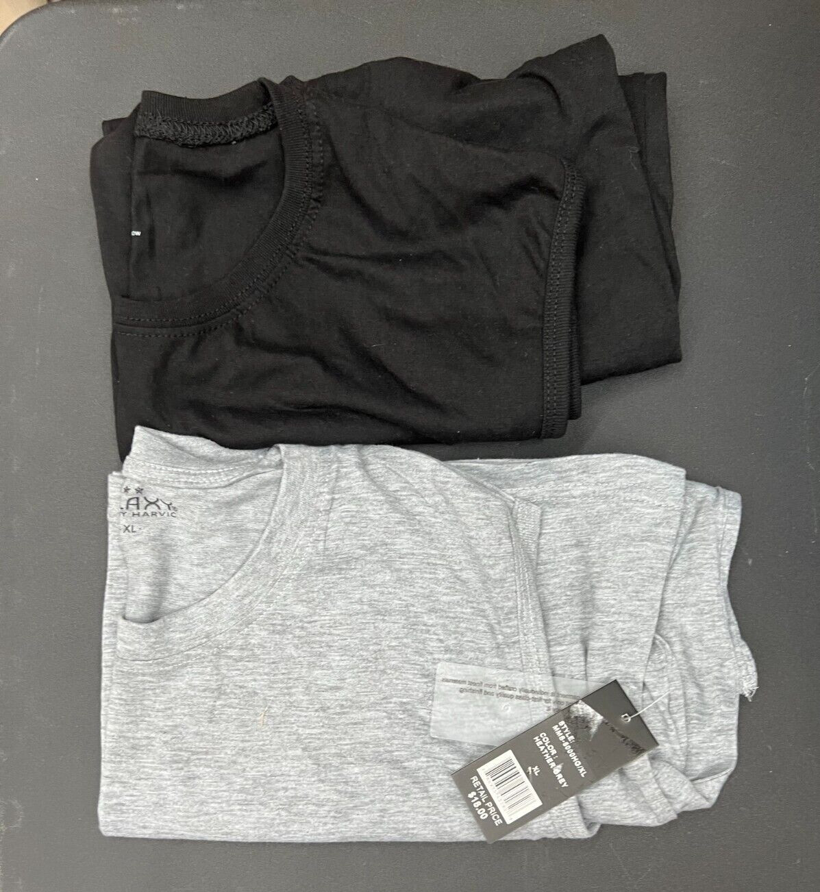 Galaxy by Harvic Mens Tank Tops (2) Black and Grey, XL, New gallery