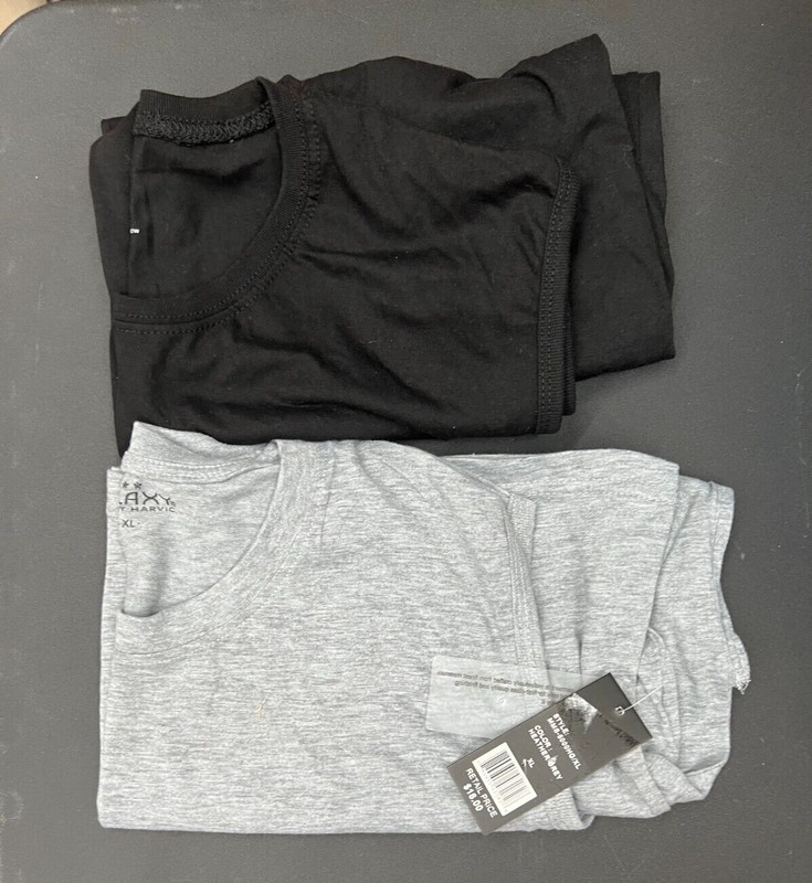Galaxy by Harvic Mens Tank Tops (2) Black and Grey, XL, New gallery