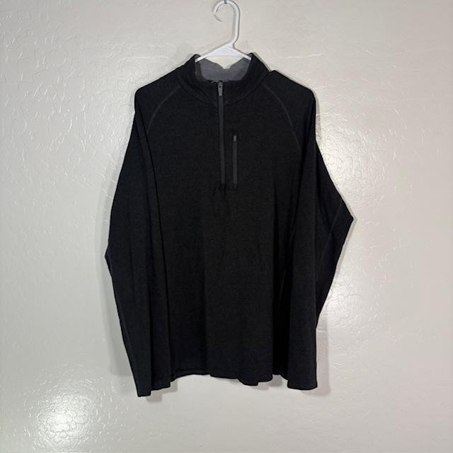 Free Fly Pullover Mens XL Gray 1/4 Zip Long Sleeve Bamboo Blend Athletic gallery