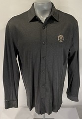 Greg Norman Play Dry L Large Performance Golf Shirt Long Sleeve Wildwood CC 1916