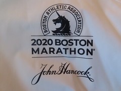 April 2020 Adidas 124th B.A.A. BOSTON MARATHON (SM) Running Hooded Jacket WHITE