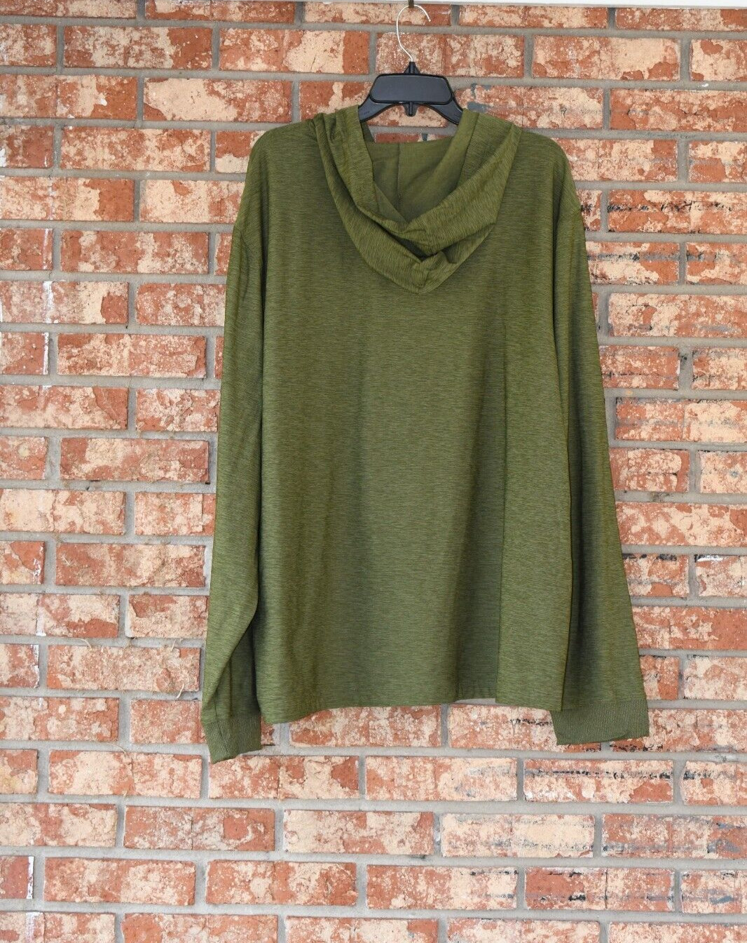 Zelos Men's Green Long Sleeve Hooded Shirt NWT gallery