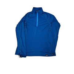Patagonia Capilene Lightweight 1/4 Zip Baselayer Blue Mens S 45570 SP17
