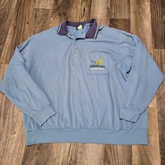Vintage Scandia Woods Polo Pullover Shirt Mens 2XL Outdoors Ducks 80s 90s