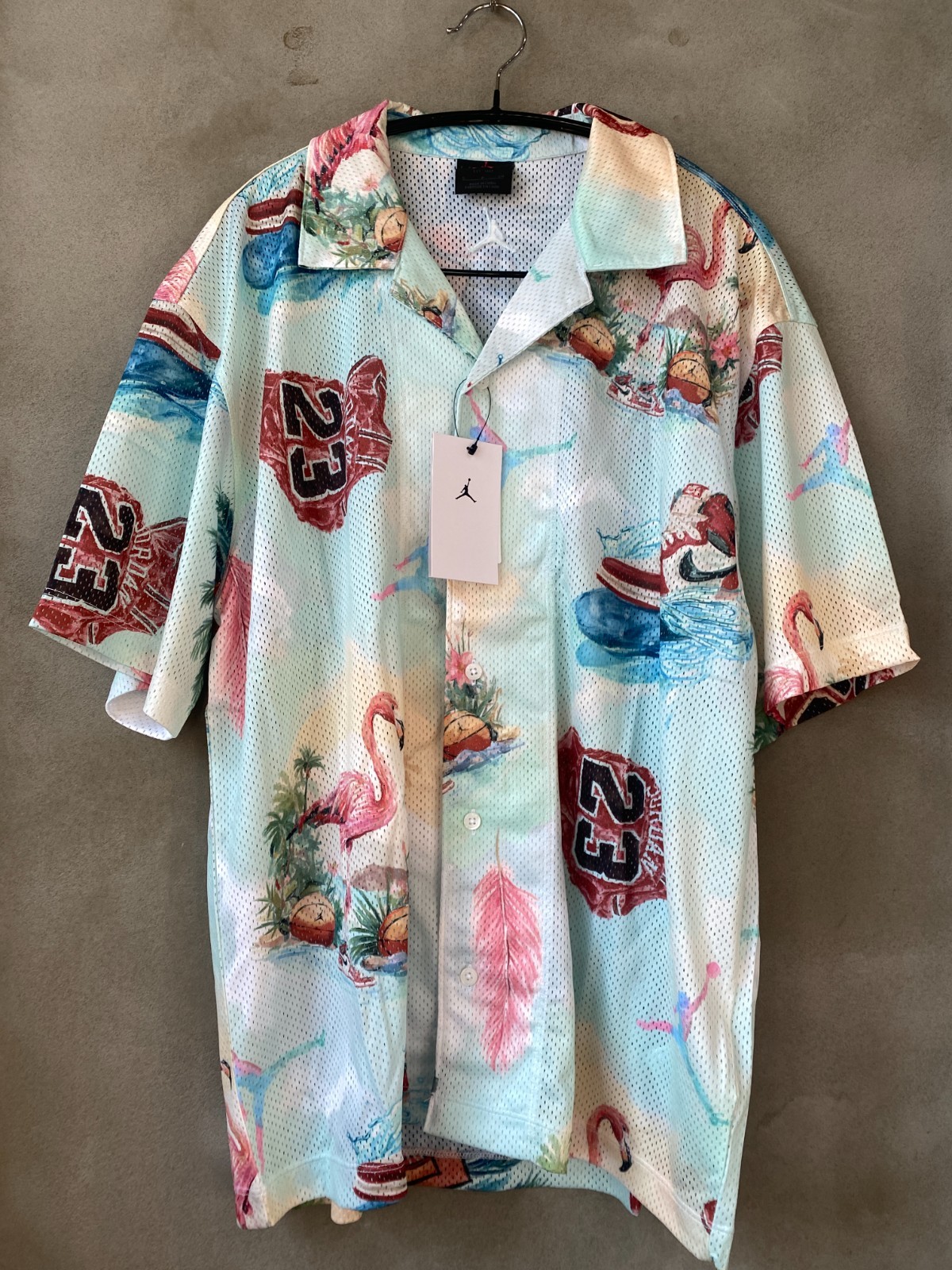 [On Sale] Nike Jordan Essentials Printed Camp Top Men Casual Shirts IB3007-133 gallery