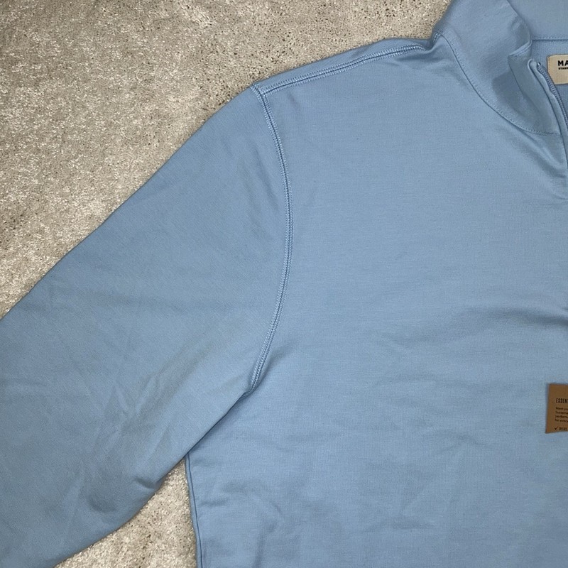 New MANTRA Essential Zip Desert Sky Pima Cotton Performance Stretch Pullover 2XL gallery