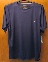 Speedo Swim T-Shirt Men’s XLarge Navy Short Sleeve NWT Speedo Authentics