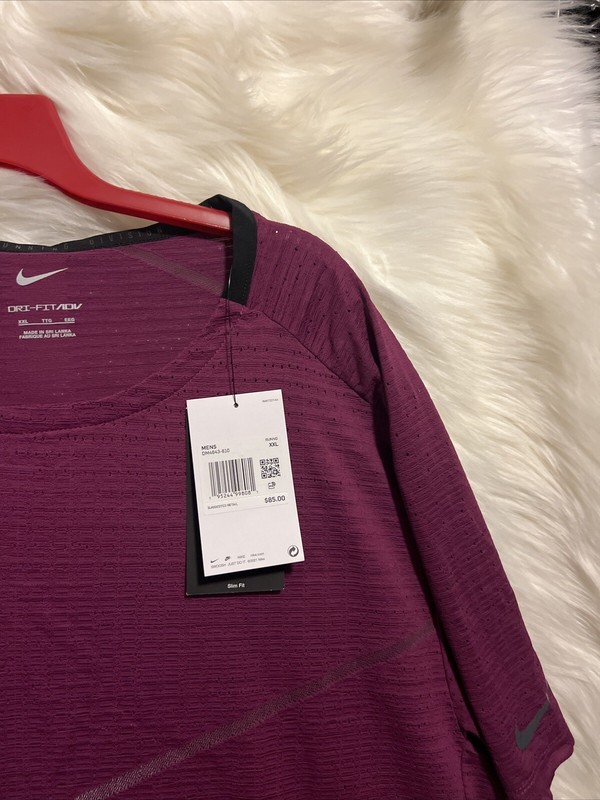 Nike Dri-Fit ADV Run Division Men's Running Shirt Size XXL DM4643-610 $85 gallery