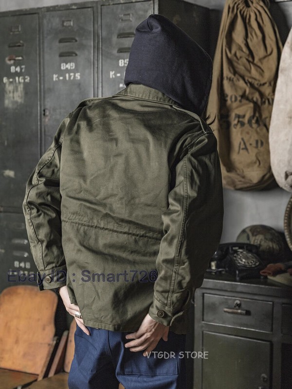 Bronson US Army M-43 Field Jacket M1943 Military Uniform Coat for Men Olive Drab gallery