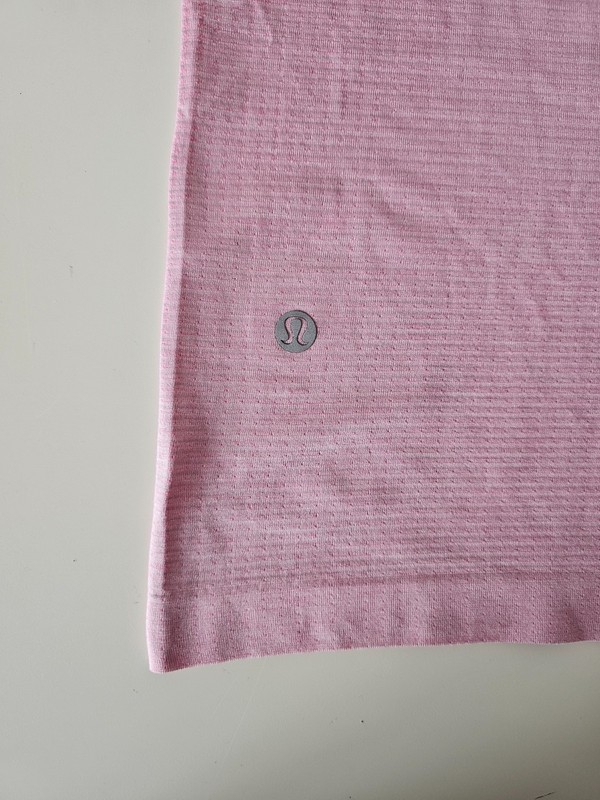 NWT LULULEMON CCLD/VPOR Pink Metal Vent Tech SS Top Shirt Men's XXL gallery