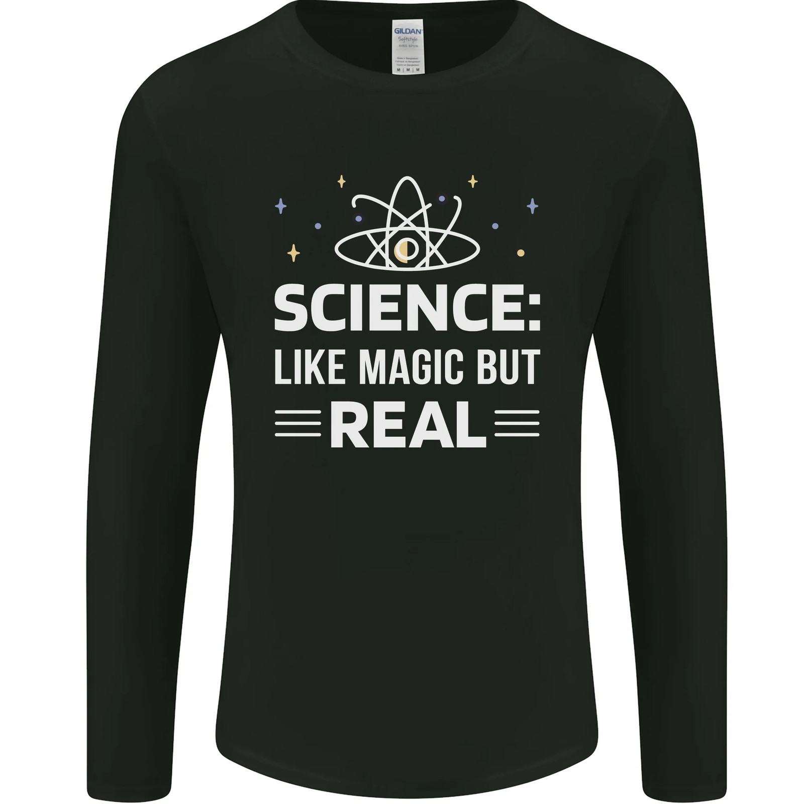 Science Like Magic But Real Funny Nerd Geek Mens Long Sleeve T-Shirt gallery