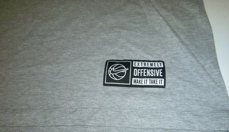 nike mens basketball standard fit crew neck soft knit graphic t-shirt sz:Sm-gray gallery