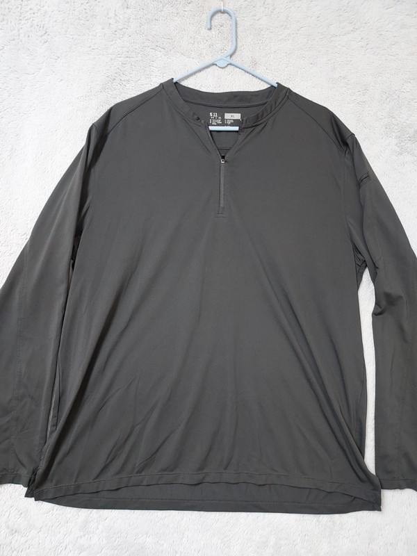 511 Tactical Pullover Mens Extra Large Catalyst Quarter Zip Dark Gray Jersey XL gallery