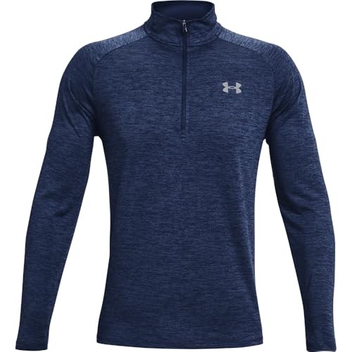 UNDER ARMOUR MEN'S TECH 2.0 ½ ZIP - SIZE: MEN M - ACADEMY BLUE/STEEL gallery