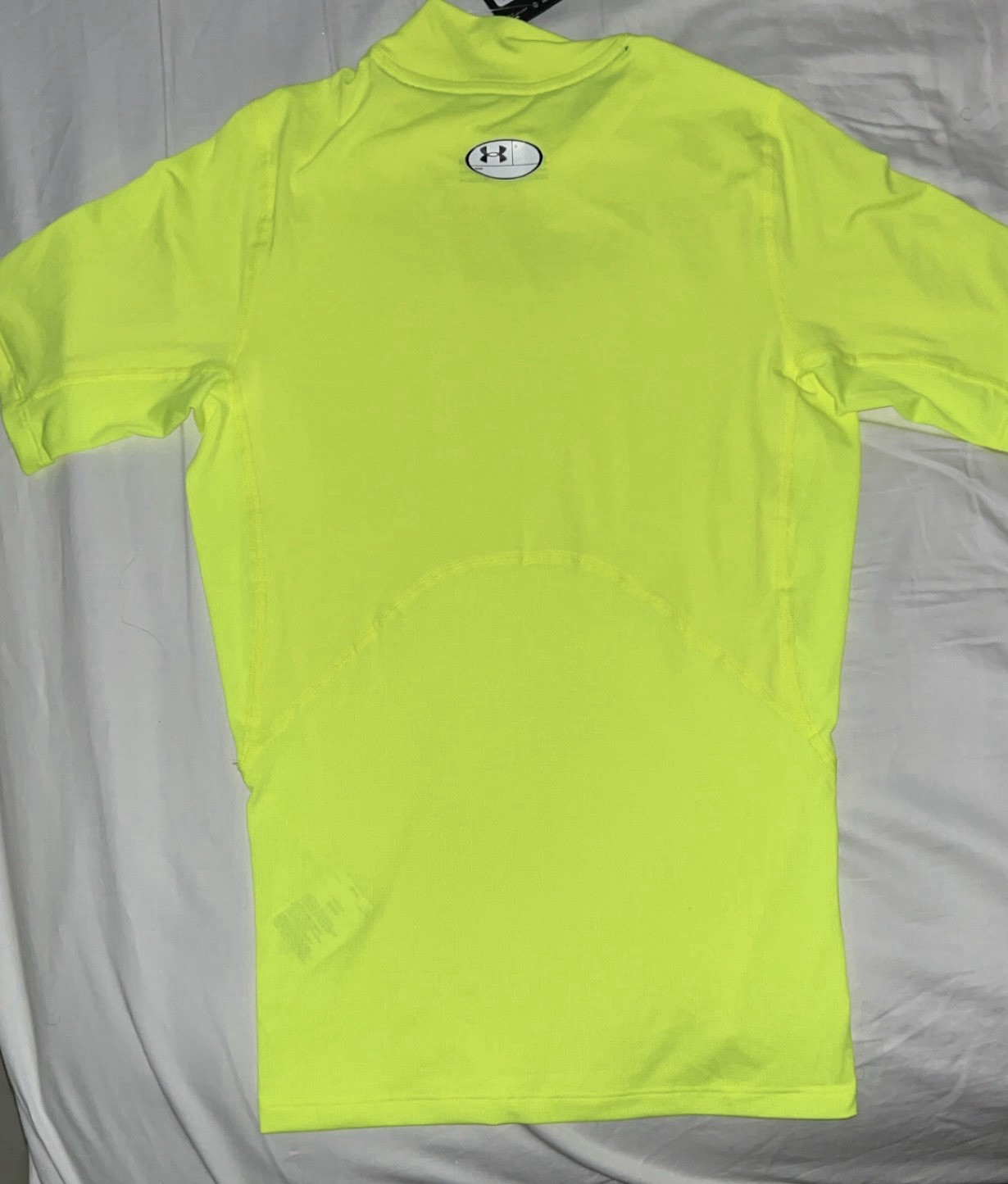 Under Armour Mens HeatGear Compression Shirt Mock Neck Short Sleeve Medium NWT gallery