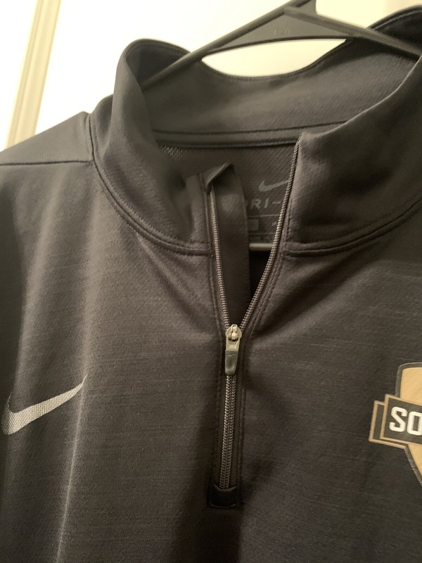 Nike Men's 1/4 Zip Shirt Jacket Top SPRING SOCCER CUP Winston-Salem Size M gallery