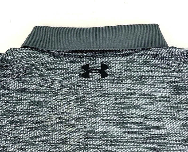 UNDER ARMOUR Men's UA Performance 3.0 Polo 1377374 Sz L UPF 40 New Heather Gray gallery