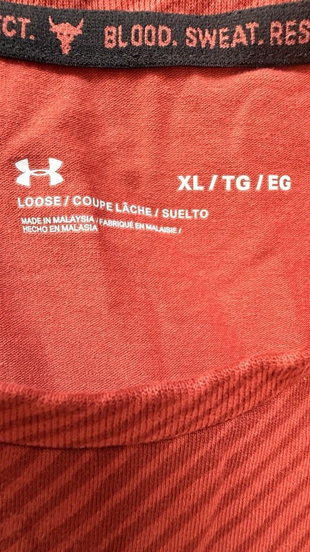 Under Armour Project Rock "100 Percent" Graphic Tank Top - XL Loose gallery