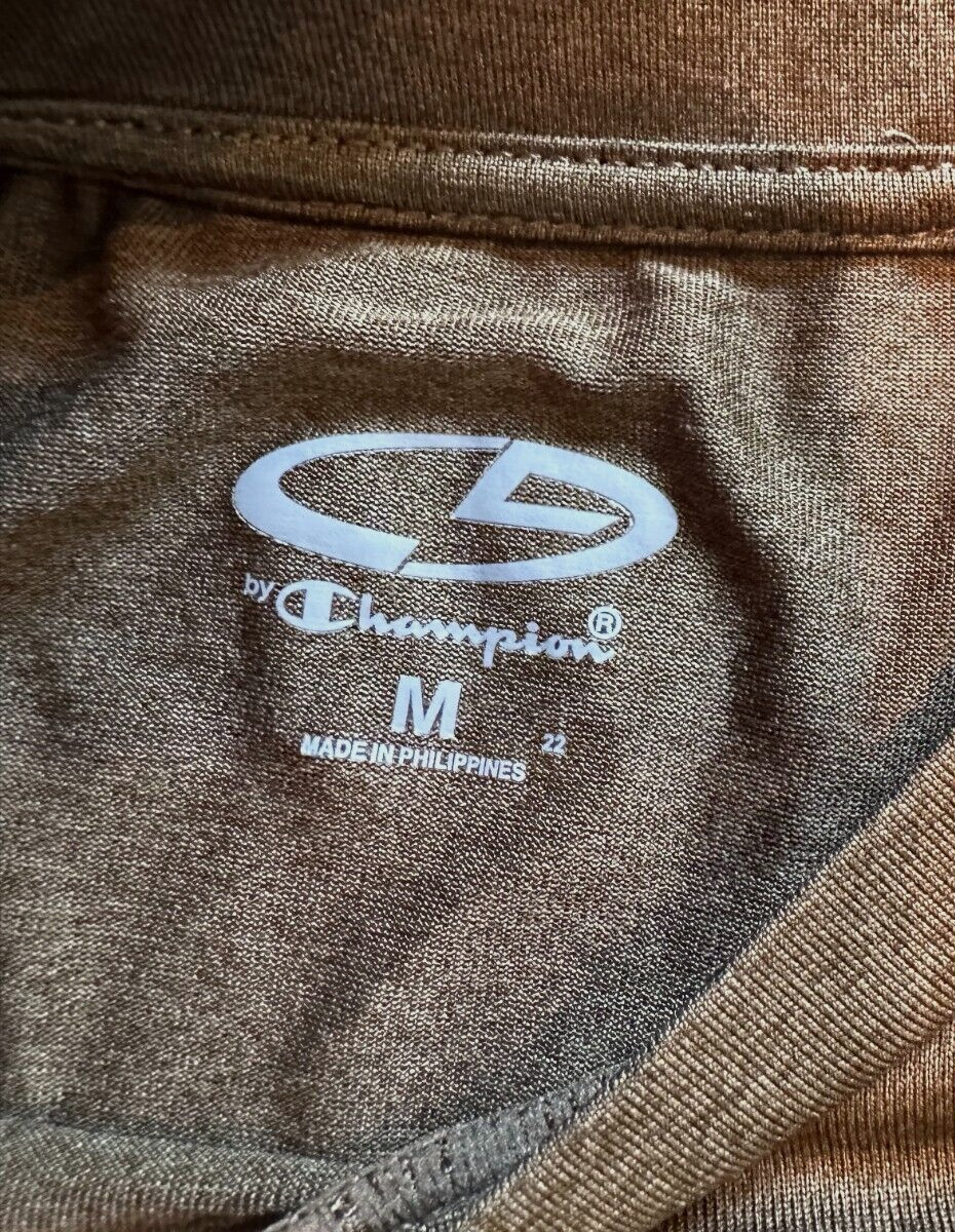 Champion C9 Duo Dry Men’s Medium Camo Green Short Sleeve Running Athletic Shirt gallery