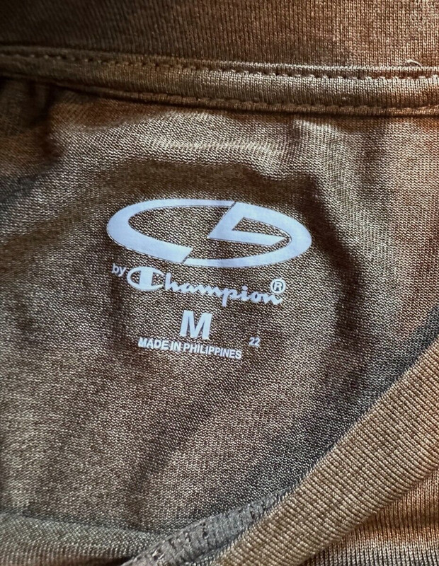 Champion C9 Duo Dry Men’s Medium Camo Green Short Sleeve Running Athletic Shirt gallery