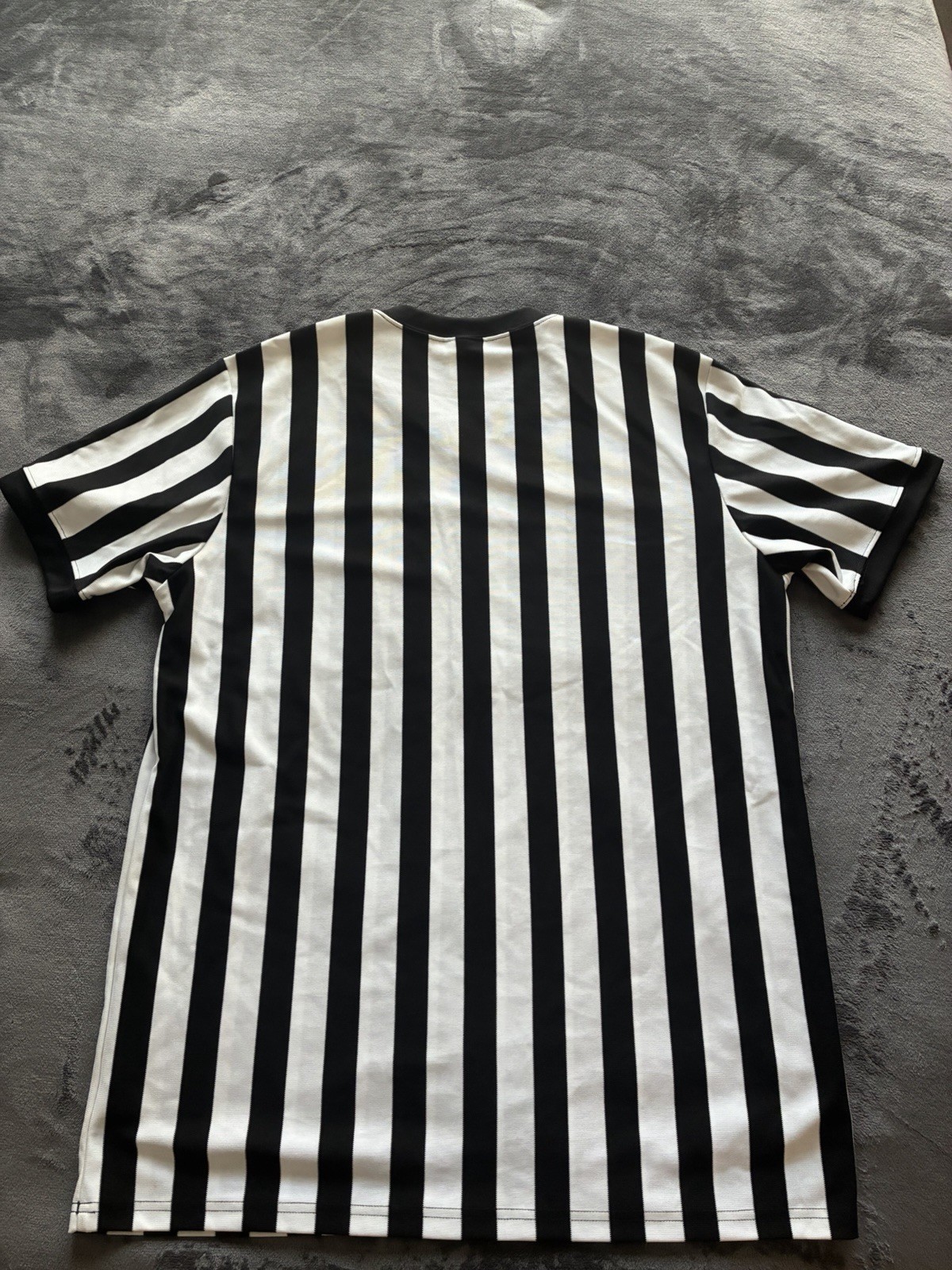 Striped Referee Shirt Dick’s Black White Size Large gallery