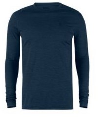 Fjallraven High Coast First Layer L Wool Blend LS Tee Mens Blue Outdoors