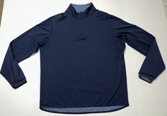 Peter Millar Performance Crown Sport 1/4 Zip Men’s Size XL Reversible Blue EUC
